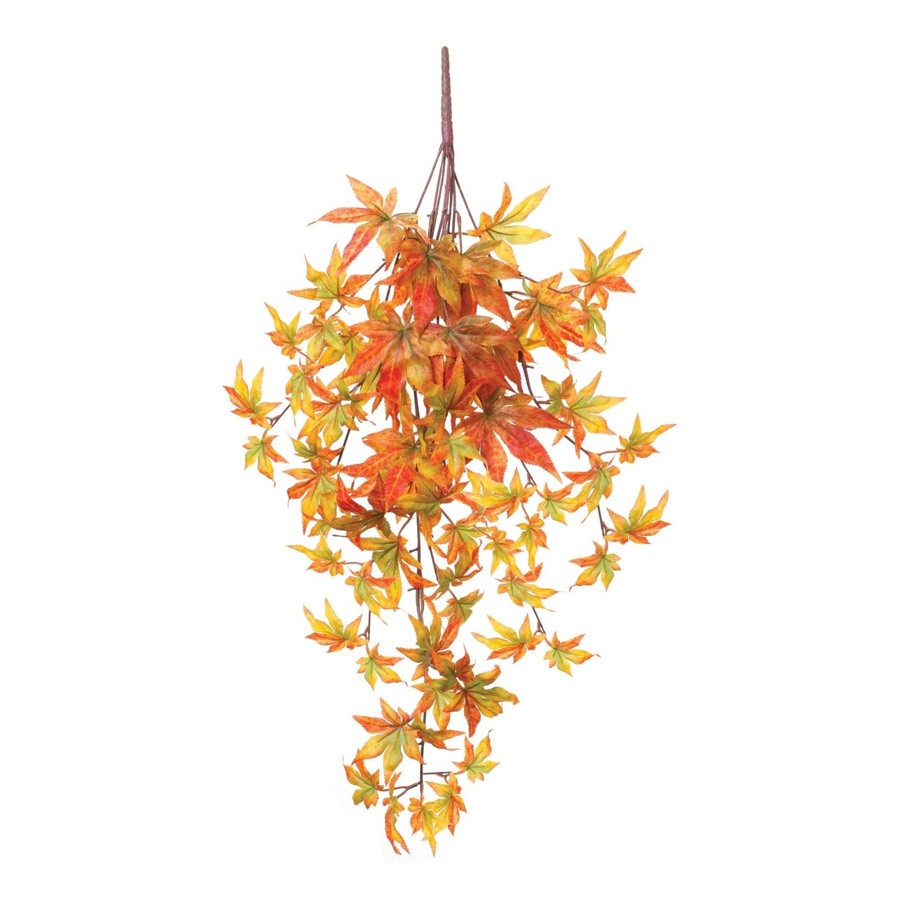Melrose Set of 2 Fall Leaf Artificial Hanging Vines 31&#x22;